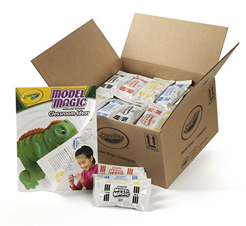 Crayola Model Magic Bulk, Clay Alternative, 75 Count Classpack, Assorted Colors