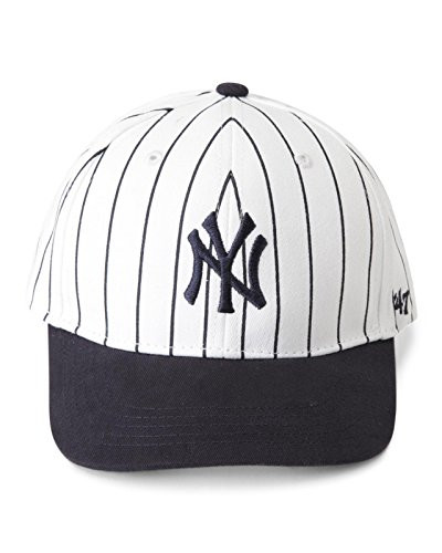 47 York Yankees MLB Infant Basic MVP Cap - Navy Blue -Pinstripe White/Blue Infant-