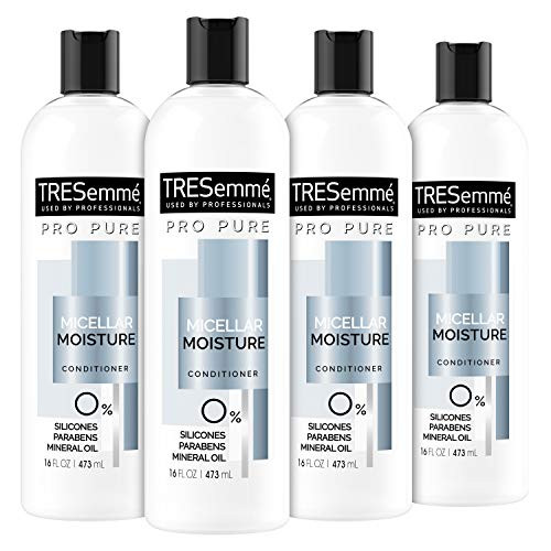 TRESemme Pro Pure Conditioner For Daily Moisture Micellar Moisture Silicone Free 16 oz 4 Count