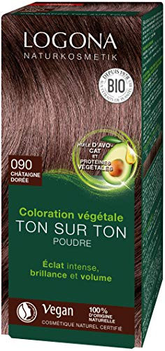 Logona Herbal Hair Dye Dark Brown Natural Vegan Plant Based 3.5 Ounce