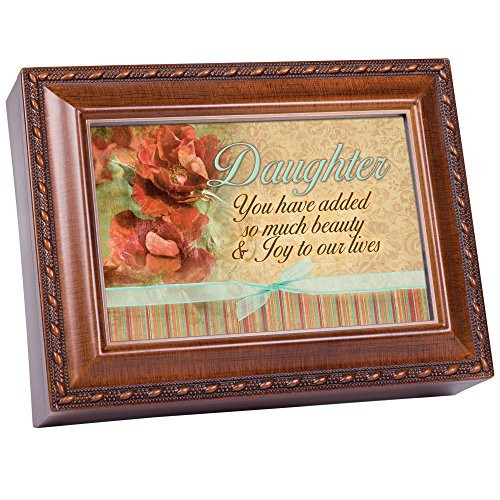 Cottage Garden Daughter Woodgrain Music Box/Jewelry Box Plays Wonderful World Cottage Garden Daughter Woodgrain Music Box/Jewelry Box Plays Wonderful World