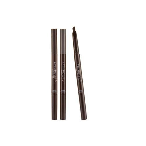 -Etude House- Drawing Eye Brow Pencil x 3PCS 02 Grey Brown