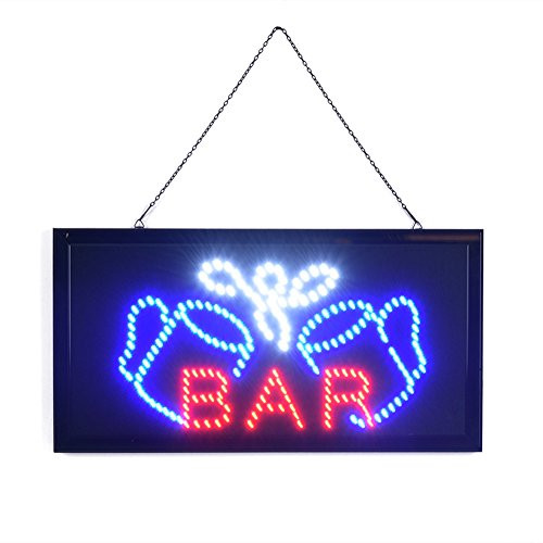 FILFEEL Bar Led Sign Board Super Bright Led Bar Sign Board Pub Club Display Light Lamp for Shop Fronts/Windows