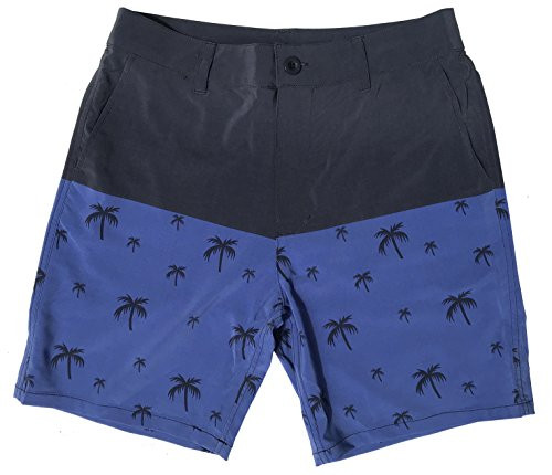 Official Molokai Swim Boardshorts Stretch Fit -Palm Trees 36-