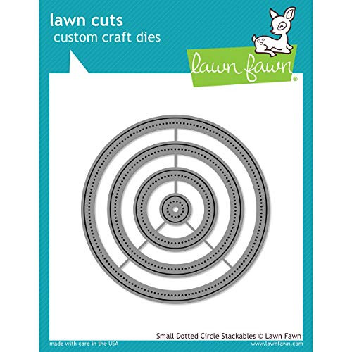 Lawn Fawn Lawn Cuts Craft Die Small Dotted Circle Stackables