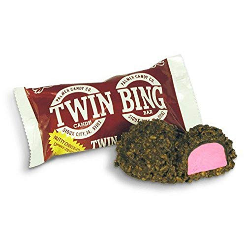 Palmers Twin Bing Candy Bars - -8-Pack- - Chocolate Covered Cherry Nougat Candy Bar Palmers Twin Bing Candy Bars - -8-Pack- - Chocolate Covered Cherry Nougat Candy Bar
