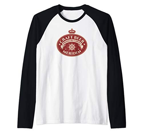 Craft Beer Drinkers Union Meriden - Brew Lover Raglan Baseball Tee