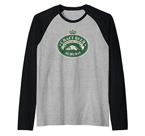 Craft Beer Lovers - Auburn Washington Raglan Baseball Tee