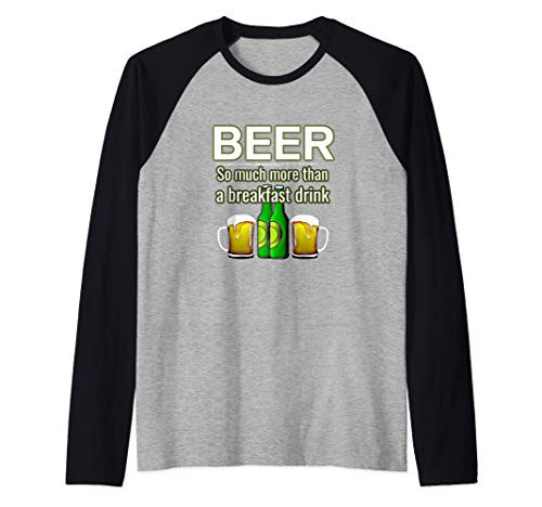 Funny Beer Drinking Craft Drinker shirts for men women Raglan Baseball Tee