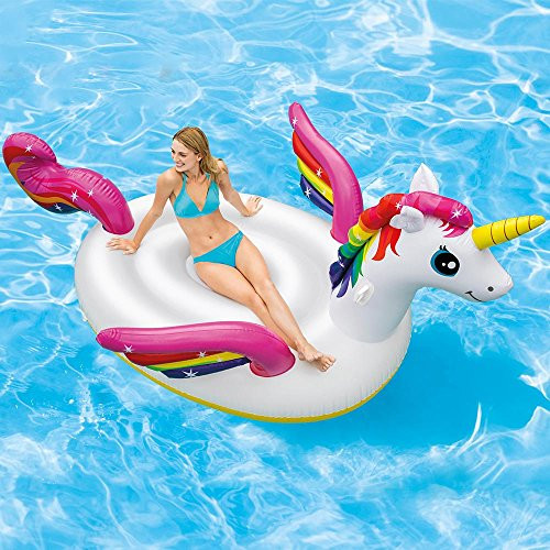 Intex Corp 57281EP Mega Unicorn Island Pool Float