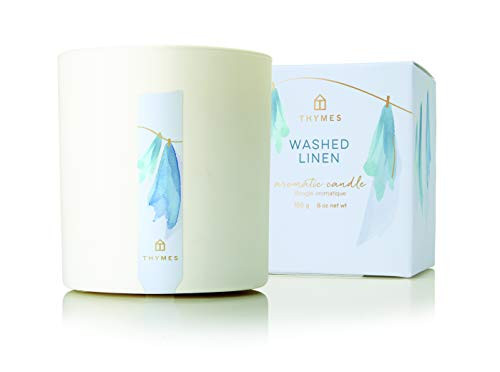 Thymes Candle - 8 Oz - Washed Linen