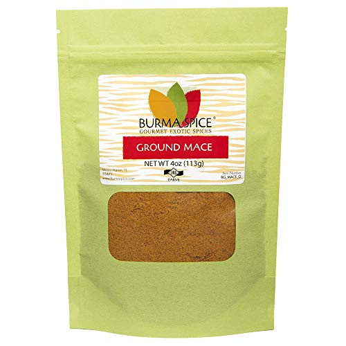 Mace Ground - Javathri - Nutmegs Rind - Aromatic Herb Ideal for Indian Recipes 4 oz.