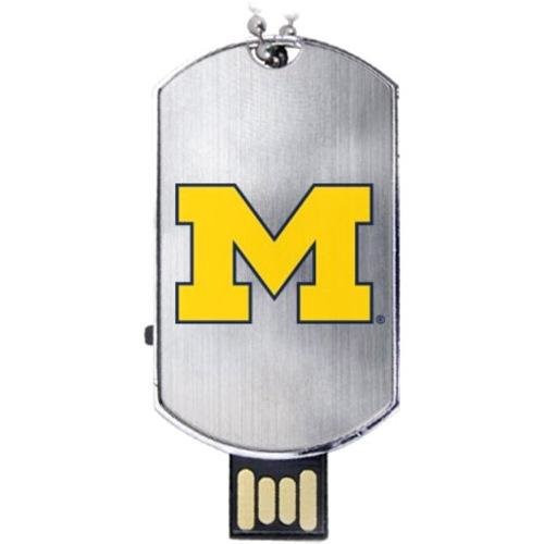 Michigan Wolverines Flash Tag USB Drive 8GB