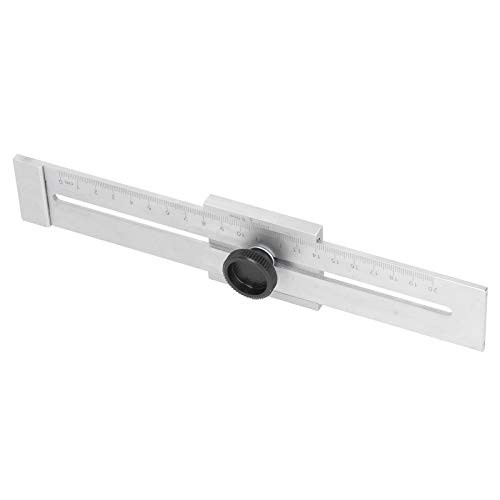 Accuracy Scribing Line Rule Stable Durable High Reliability Woodworking Parallel Ruler for Measuring Marking Processing Mechanical-200mm-