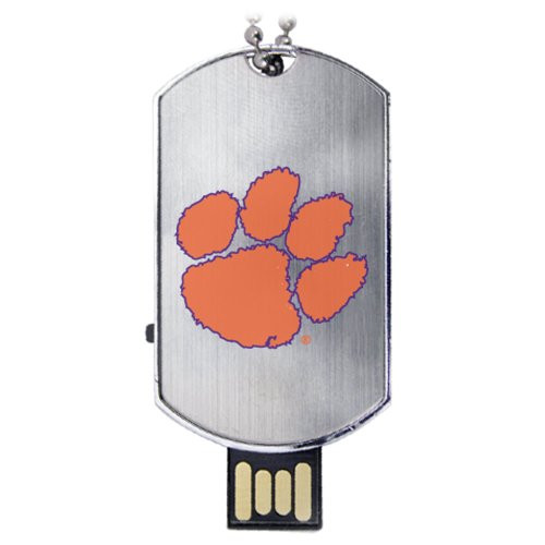 Clemson Tigers Flash Tag USB Drive 4GB