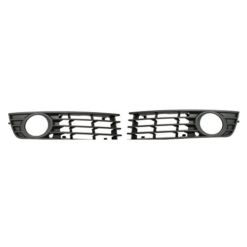 Fog Light Molding compatible with Audi A4/S4 02-05 Type 1 Black Left and Right Side
