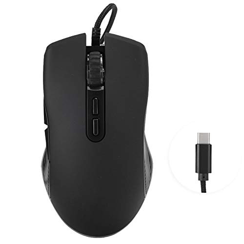 Wired Silent Mouse Gamer Mice Accurate Convenient Adjustable USB Wired Game Mouse Computer Mouse Comfortable for Laptop for Computer