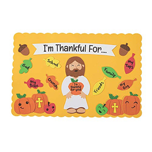 Thankful for Placemat Craft Kit - Crafts for Kids and Fun Home Activities