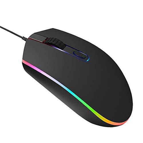 LRL Computer Accessories Wired Gaming Mouse - Desktop Computer USB Notebook Computer Office Home Eating Chicken Mechanical Aggravating External Mouse Computer Consumables Portable Computer Mice