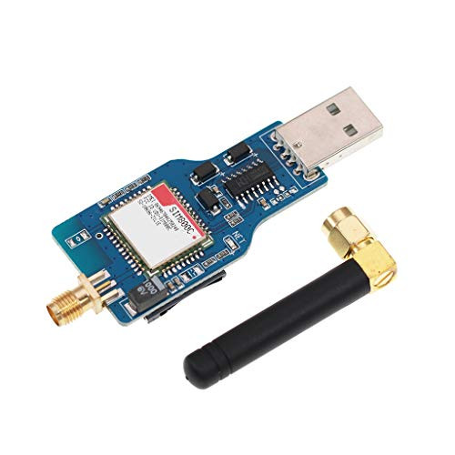 Tsorryen USB to GSM Module Quad-Band GSM/GPRS SIM800C Module with Bluetooth Antenna