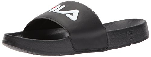 Fila Mens Drifter Sport Sandal Black red/White 8 Medium US