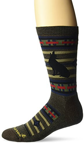 Pendleton Camp Crew Socks Lobos Wolf Brown Large-9-12-