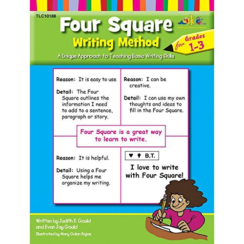 Teaching and Learning TL-10188 Co Four Square Writing Method Book Grades 1-3