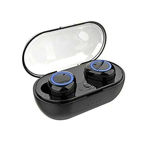 wudidianzi Wireless Bluetooth5.0 Headphone LED Electricity Display Earphone Sports Stereo Earbud Headset