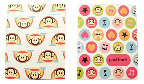 Paul Frank 2 Folder Set by Mead -Julius Rainbows Circles-