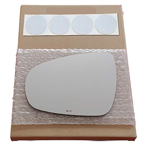 Mirror Glass Replacement  Plus Adhesive Pads for 2013-2017 Lexus LS460 Driver Side - Fit Over