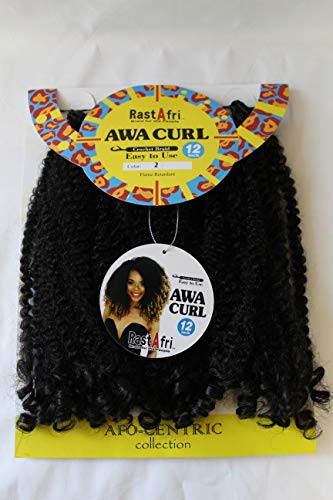 Rastafri Awa Curl crochet 12 -2 - Dark Brown-
