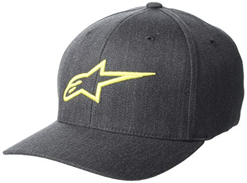 Alpinestars Mens Ageless Curve Hat Charcoal Heather/Hivis Yellow Large/X-Large