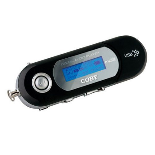 COBY MP3 Player with 256 MB Flash Memory  and  USB Drive -Discontinued by manufacturer-