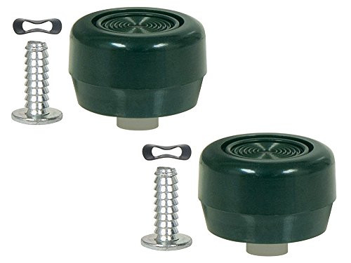Green Window Crank Handle Knobs Pair 1968-72 Galaxie Truck Mustang Falcon Comet Monterey -EBD1AZ-6523352HPR-