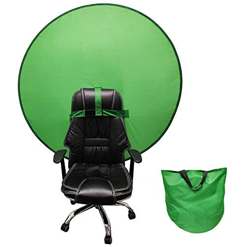 2021 Green Background Screen Portable 4.65ft for Photo Video Studio Backdrop for Photography Home Office Video Recording -Green-