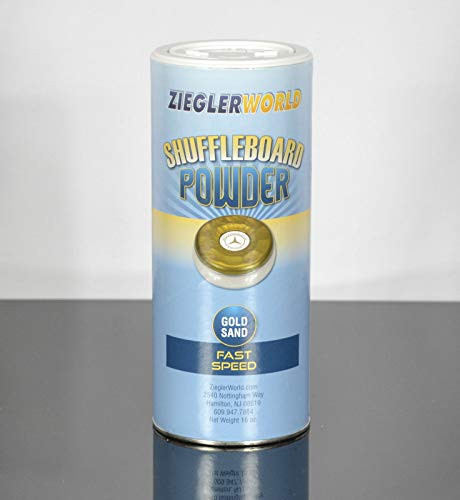 Zieglerworld 1 can Gold Sand Table Shuffleboard Powder Wax - Fast Speed