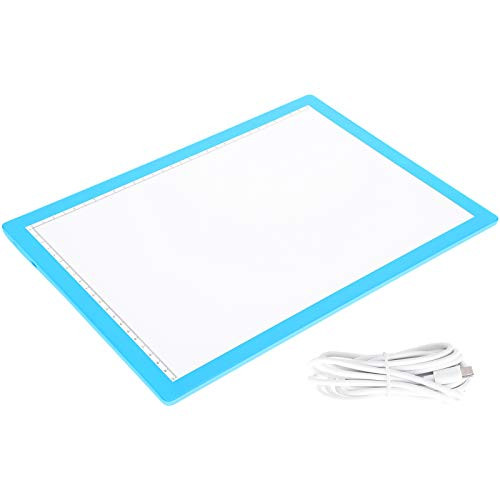 Drawing Copy Board Excellent Craftsmanship A4 Light Board USB Interface Designs for Animation Sketch Drawing Tool Kids Gifts Sketching-Blue PlusType-c line-