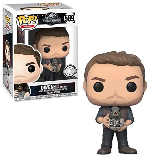 Funko Pop! Movies #589 Jurassic World Owen with Baby Raptor (Target Exclusive)