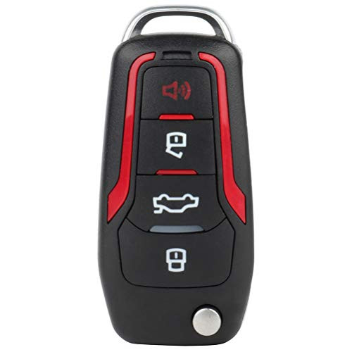 SELEAD Flip Key Fob 4 Buttons Keyless Entry Remote 315 MHz fit for 2005-2013 Ford Mustang Antitheft Keyless Entry Systems CWTWB1U331 1pc US Stock