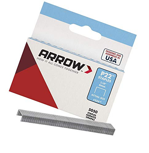 Arrow Fastener 224 Genuine P22 1/4-Inch Staples 5050-3 Pack