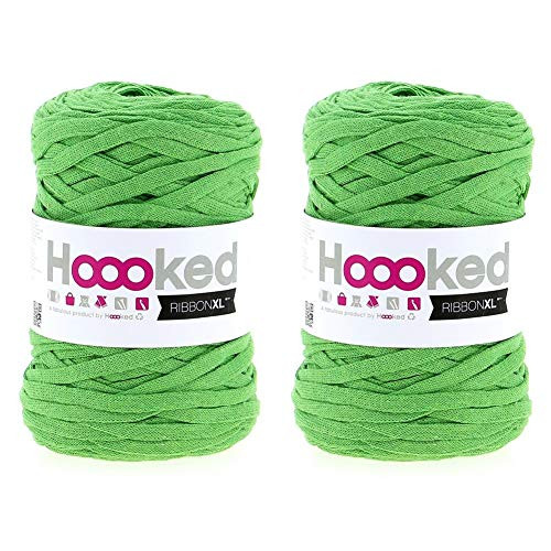 Hoooked Ribbon XL Yarn -2 Pack- - Salad Green -RXL 30-