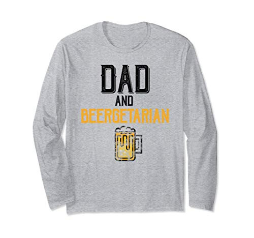 Craft Beer Gifts for Men Dad and Beergetarian Beer Shirt Long Sleeve T-Shirt