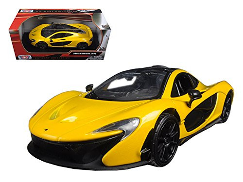 Motormax 79325 McLaren P1 Yellow 1/24 Diecast Model Car