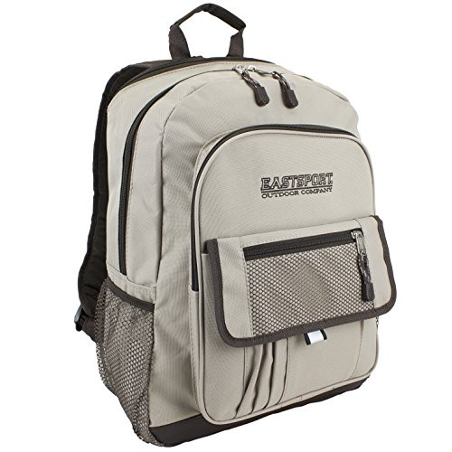 Eastsport Tech Rucksack Backpack Tan and Brown