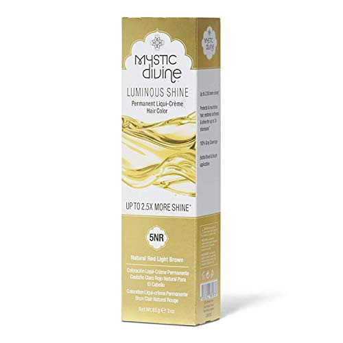Mystic Divine 5NR Natural Red Light Brown Permanent Liqui-Creme Hair Color 5NR Natural Red Light Brown