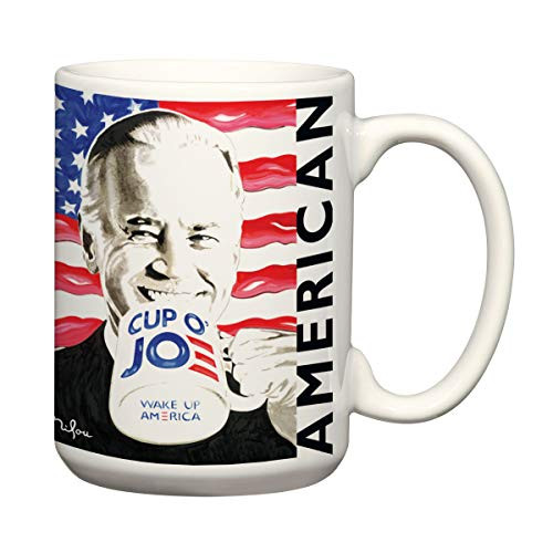 CUP O JOE Coffee Mug and Wonder Kamala Mug -15 oz- Wonderful Kamala Harris Vice President Coffee Mug Art by American Pop Artist Perry Milou -Biden- CUP O JOE Coffee Mug and Wonder Kamala Mug -15 oz- Wonderful Kamala Harris Vice President Coffee Mug Art by American Pop Artist Perry Milou -Biden-