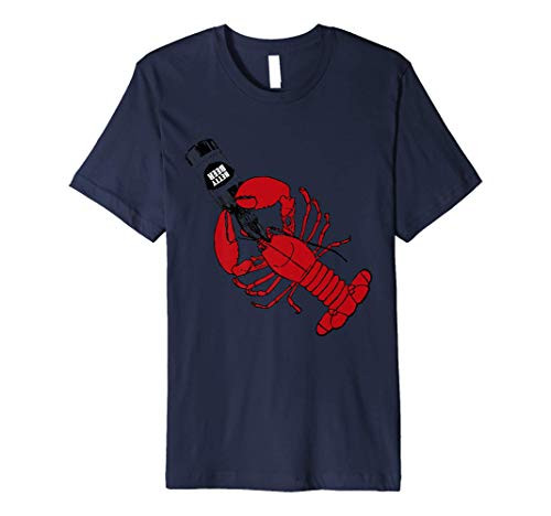 Beer Drinking Lobster Funny Craft Beer design Premium T-Shirt