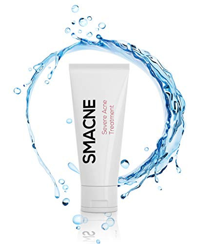 SMACNE Severe Treatment Cream for Cystic Acne Severe Acne and Acne Spot Treatment with Benzoyl Peroxide -10 percent- Tea Tree Oil and Glycolic Acid - 1oz.