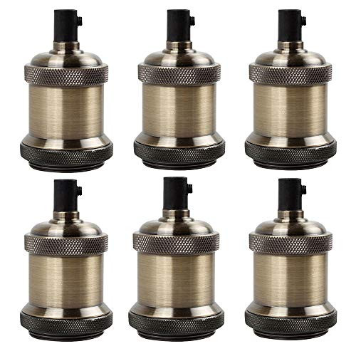 Lamp SocketVintage E27 Lamp Socket Light Sockets Vintage Edison Lamp Base Pendant Light Screw Bulb Base Aluminum Light Socket Industrial Retro Fittings lamp Holder Fixture DIY -Green Bronze- Lamp SocketVintage E27 Lamp Socket Light Sockets Vintage Edison Lamp Base Pendant Light Screw Bulb Base Aluminum Light Socket Industrial Retro Fittings lamp Holder Fixture DIY -Green Bronze-