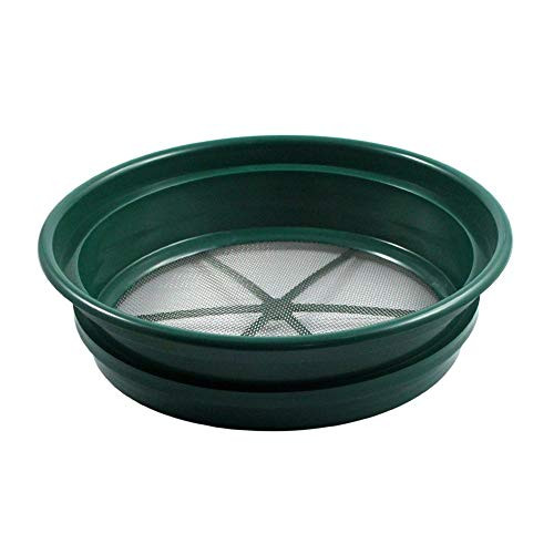 ASR Outdoor Gold Sifting Classifier Screen 1/50 inch Mesh Sieve Prospect Pan with Free Pan